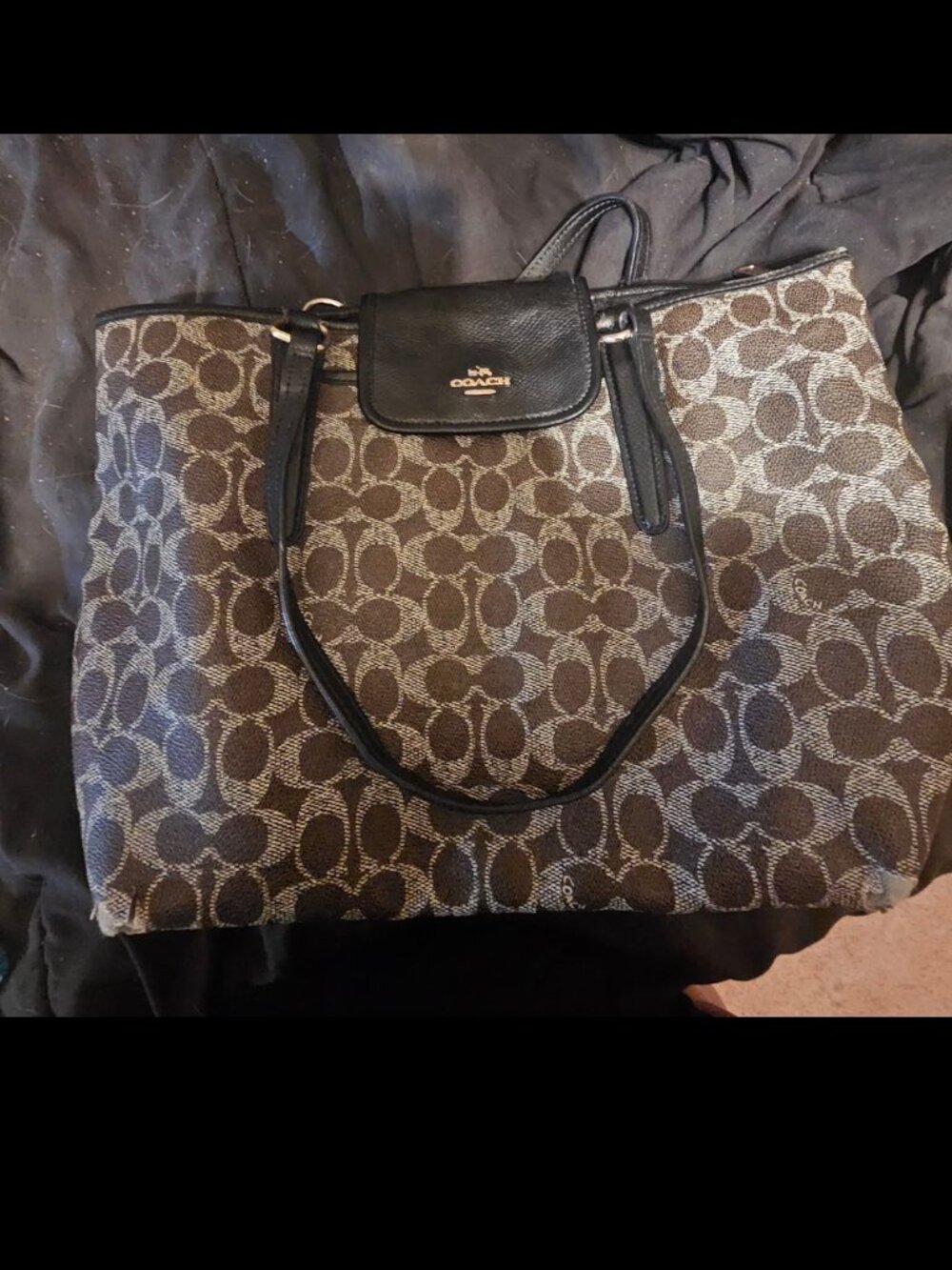 Coach shoulder purse